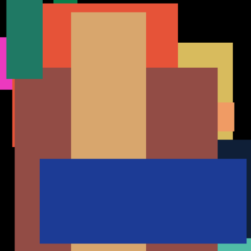 Pink Black Tomato Hair