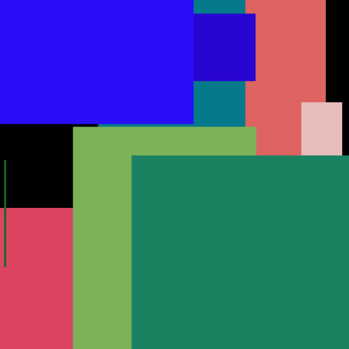 Hair Black Pink Table