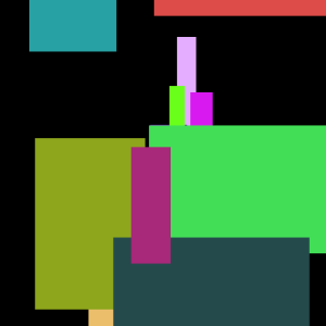 Moustache Bikini Small Plastic Violet