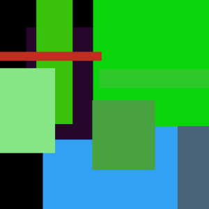 Black Ring Diamond Bed