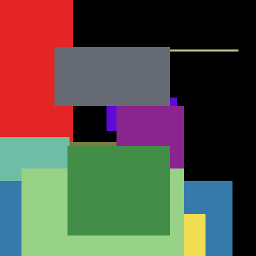 Table Chair Heater Red