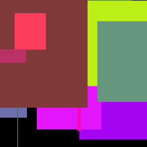 Gel Moustache Purple Ring